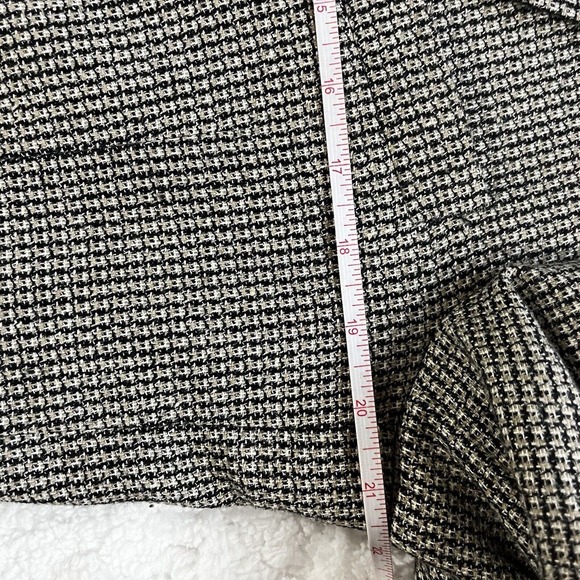 John Clarendon Blazer Men Brown Plaid Classic‎ Suit Coat Jacket 2 Button - Picture 6 of 6